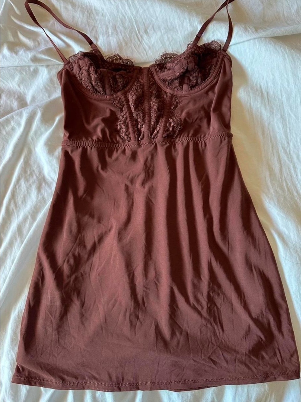 Urban Outfitters Lace Corset Bustier Mini Dress